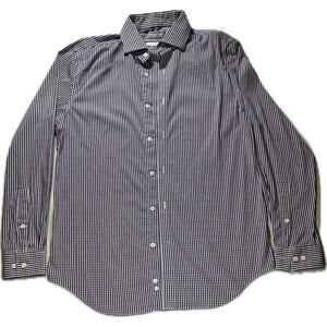 Michael Kors Blue & White Men's Size M Dress Shirt Excellent Condition